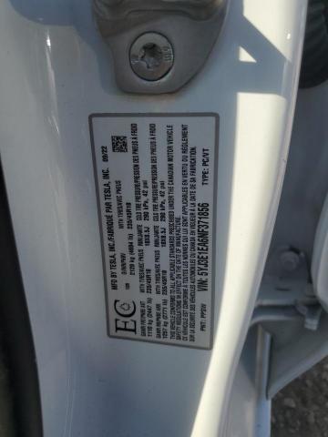 5YJ3E1EA6NF371856 - 2022 TESLA MODEL 3 WHITE photo 12