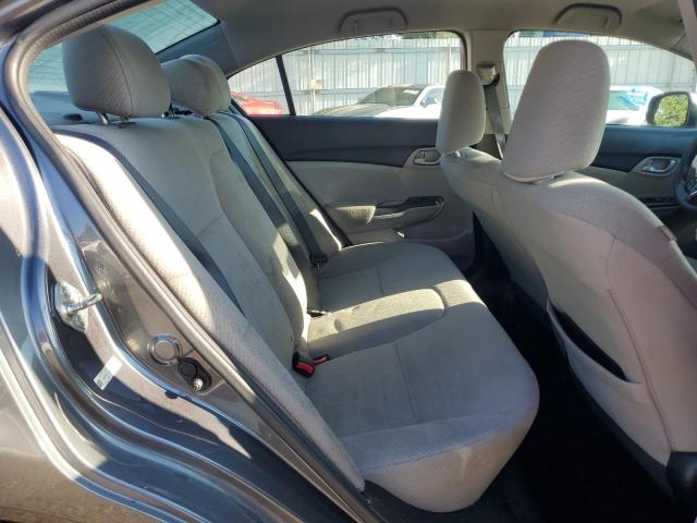 19XFB2F52DE039480 - 2013 HONDA CIVIC LX GRAY photo 10