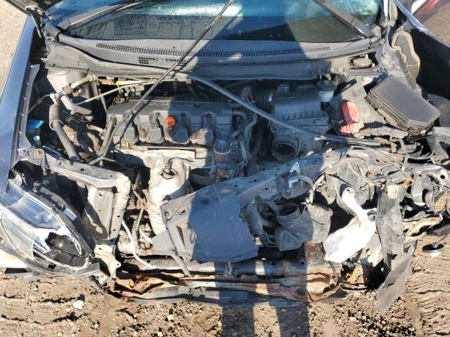 19XFB2F52DE039480 - 2013 HONDA CIVIC LX GRAY photo 11