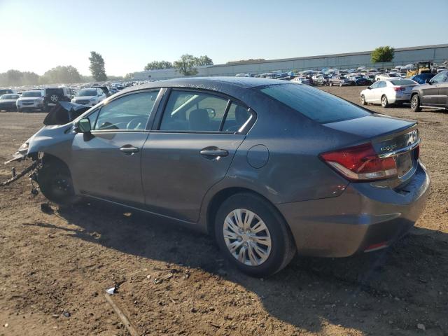 19XFB2F52DE039480 - 2013 HONDA CIVIC LX GRAY photo 2