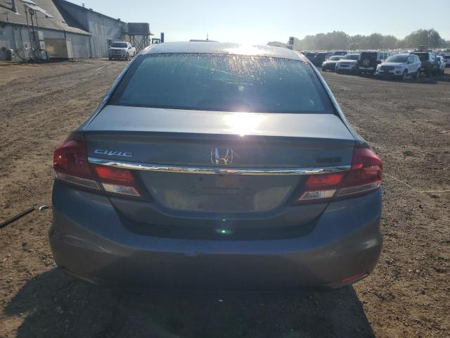 19XFB2F52DE039480 - 2013 HONDA CIVIC LX GRAY photo 6