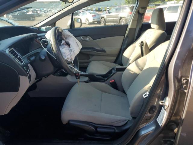 19XFB2F52DE039480 - 2013 HONDA CIVIC LX GRAY photo 7