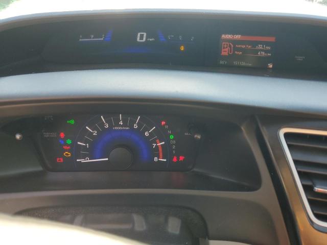 19XFB2F52DE039480 - 2013 HONDA CIVIC LX GRAY photo 9