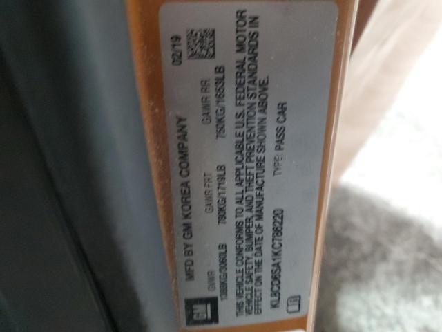 KL8CD6SA1KC786220 - 2019 CHEVROLET SPARK 1LT Narıncı foto 13