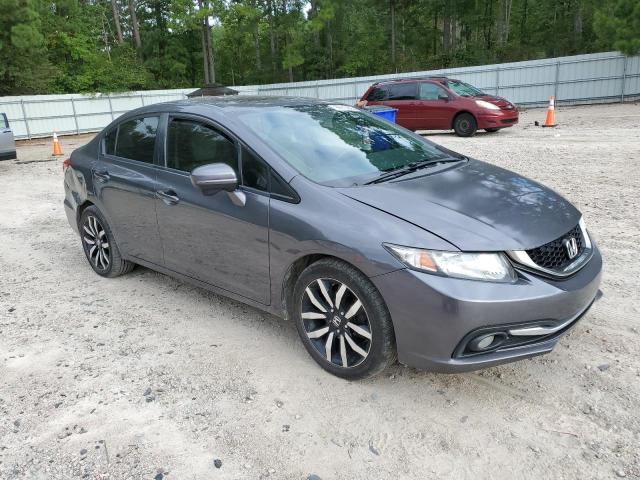 2HGFB2F99FH503845 - 2015 HONDA CIVIC EXL 灰色 照片 4