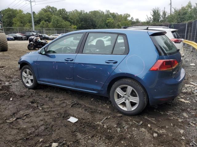 3VW217AU3HM032494 - 2017 VOLKSWAGEN GOLF S BLUE photo 2