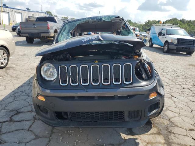 ZACCJBAB9JPJ44841 - 2018 JEEP RENEGADE SPORT Մոխրագույն լուսանկար 5