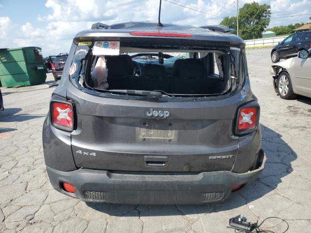 ZACCJBAB9JPJ44841 - 2018 JEEP RENEGADE SPORT Մոխրագույն լուսանկար 6