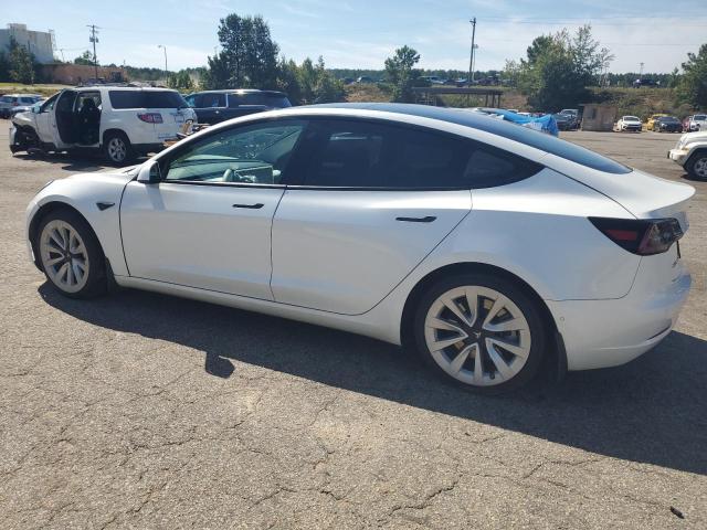 5YJ3E1EA4MF046752 - 2021 TESLA MODEL 3 WHITE photo 2