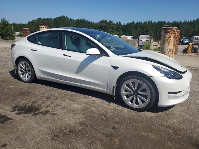 5YJ3E1EA4MF046752 - 2021 TESLA MODEL 3 WHITE photo 4