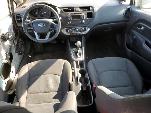 KNADM4A31D6213755 - 2013 KIA RIO LX SILVER photo 8