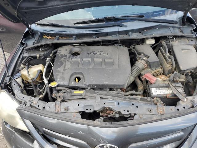 2T1BU4EE5CC852959 - 2012 TOYOTA COROLLA BASE Gri fotoğraf 11