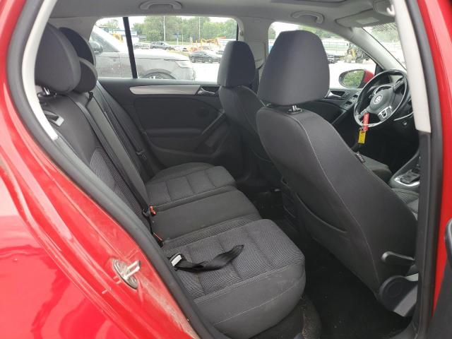 WVWDB7AJ7EW004594 - 2014 VOLKSWAGEN GOLF RED photo 10