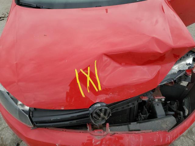 WVWDB7AJ7EW004594 - 2014 VOLKSWAGEN GOLF RED photo 11