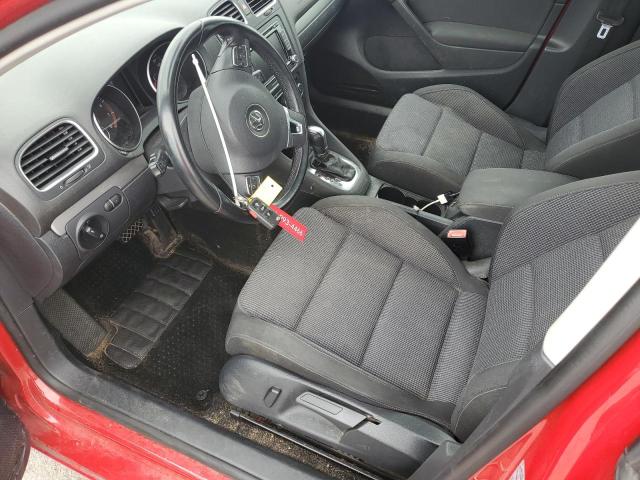 WVWDB7AJ7EW004594 - 2014 VOLKSWAGEN GOLF RED photo 7