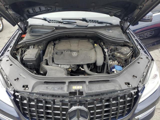 4JGDA5HB3FA528616 - 2015 MERCEDES-BENZ ML 350 4MATIC BLUE photo 12
