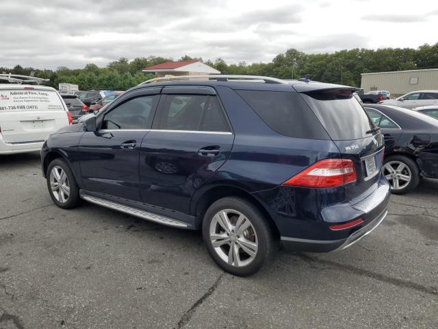 4JGDA5HB3FA528616 - 2015 MERCEDES-BENZ ML 350 4MATIC BLUE photo 2