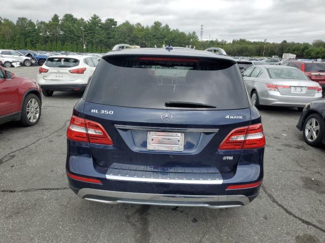 4JGDA5HB3FA528616 - 2015 MERCEDES-BENZ ML 350 4MATIC BLUE photo 6