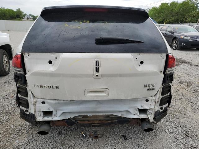 2LMDJ8JK8DBL11094 - 2013 LINCOLN MKX WHITE photo 6