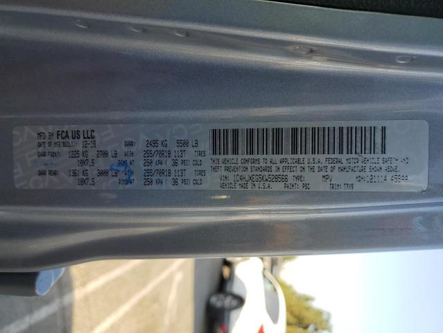 1C4HJXEG5KW528566 - 2019 JEEP WRANGLER U SAHARA فضي صورة 13