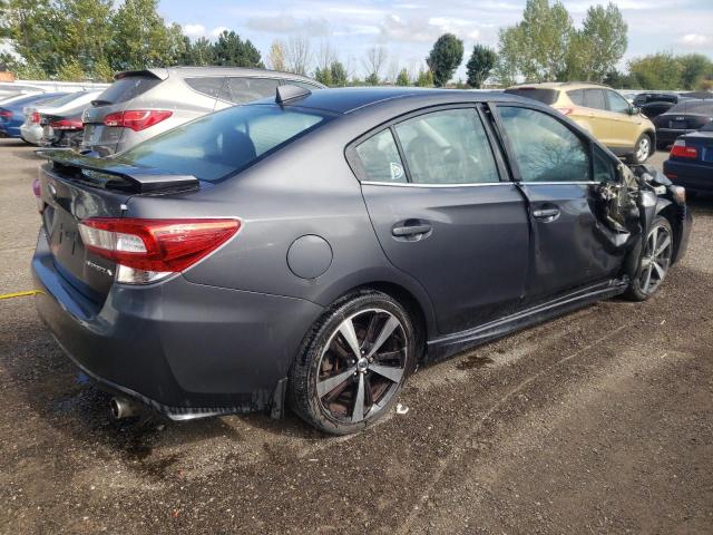 4S3GKAS63J3601600 - 2018 SUBARU IMPREZA LIMITED GRAY photo 3