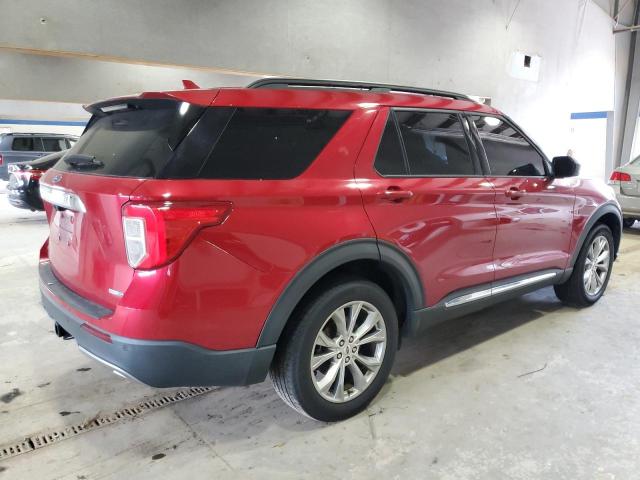 1FMSK8DHXLGC97464 - 2020 FORD EXPLORER XLT RED photo 3