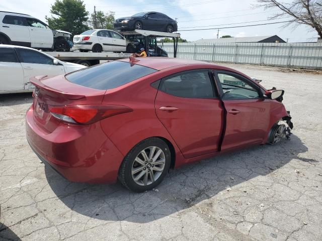 5NPDH4AE0EH493636 - 2014 HYUNDAI ELANTRA SE BURGUNDY photo 3