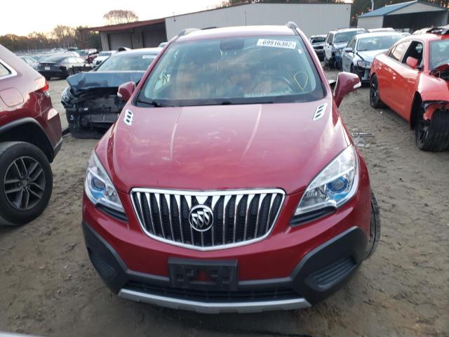 KL4CJASB5FB269164 - 2015 BUICK ENCORE RED photo 5