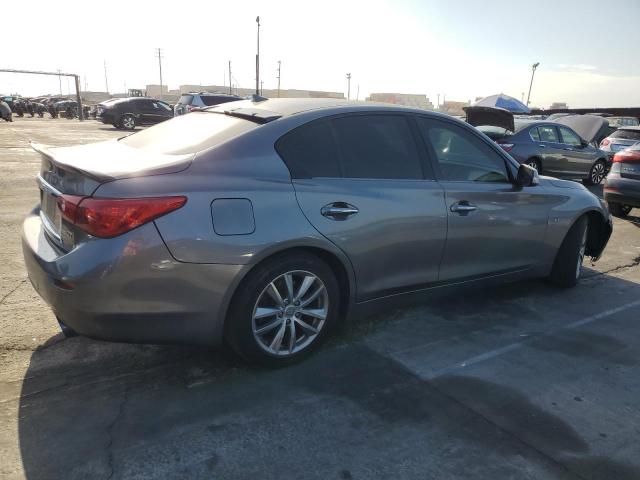 JN1BV7AP5FM341669 - 2015 INFINITI Q50 BASE GRAY photo 3