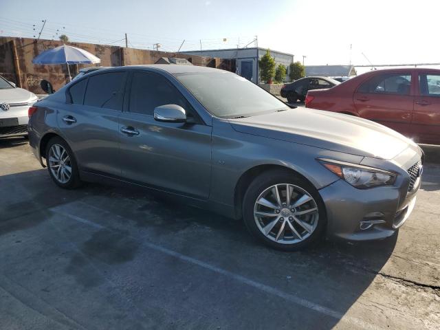 JN1BV7AP5FM341669 - 2015 INFINITI Q50 BASE GRAY photo 4