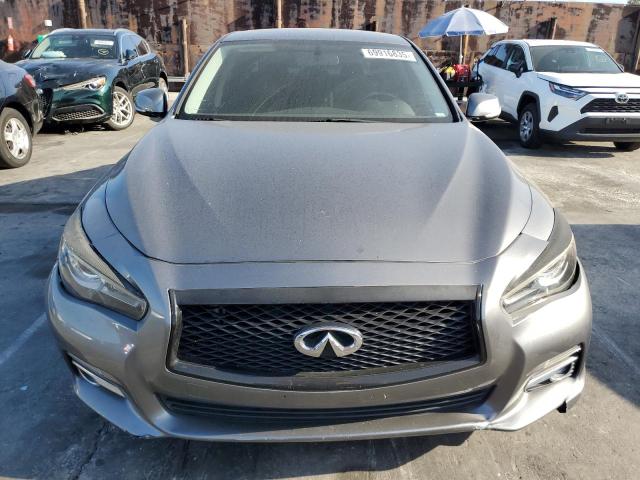 JN1BV7AP5FM341669 - 2015 INFINITI Q50 BASE GRAY photo 5