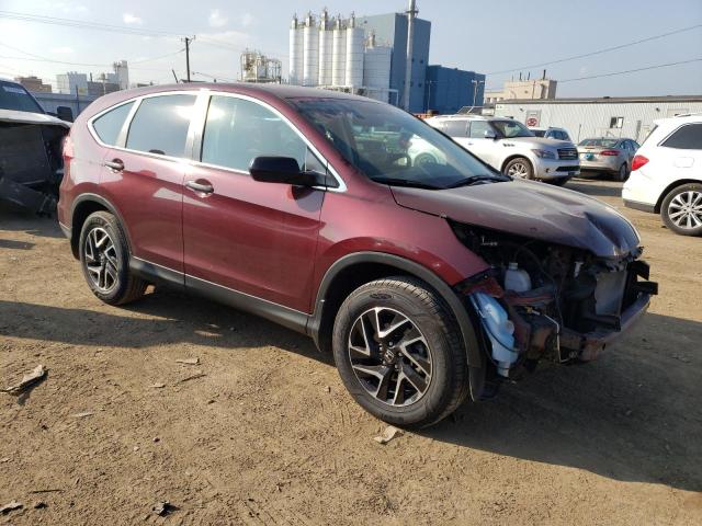 5J6RM4H45GL075127 - 2016 HONDA CR-V SE BURGUNDY photo 4