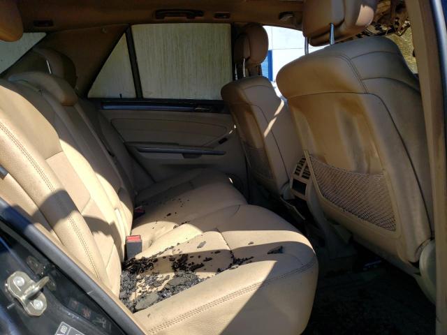 4JGBB8GB1BA681867 - 2011 MERCEDES-BENZ ML 350 4MATIC GRAY photo 10