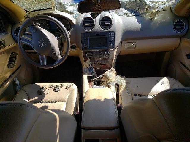 4JGBB8GB1BA681867 - 2011 MERCEDES-BENZ ML 350 4MATIC GRAY photo 8