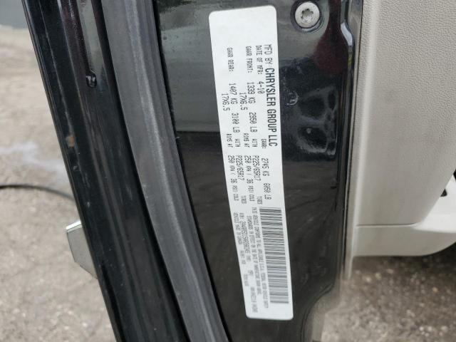 2A4RR5D15AR286345 - 2010 CHRYSLER TOWN & COU TOURING أسود صورة 13