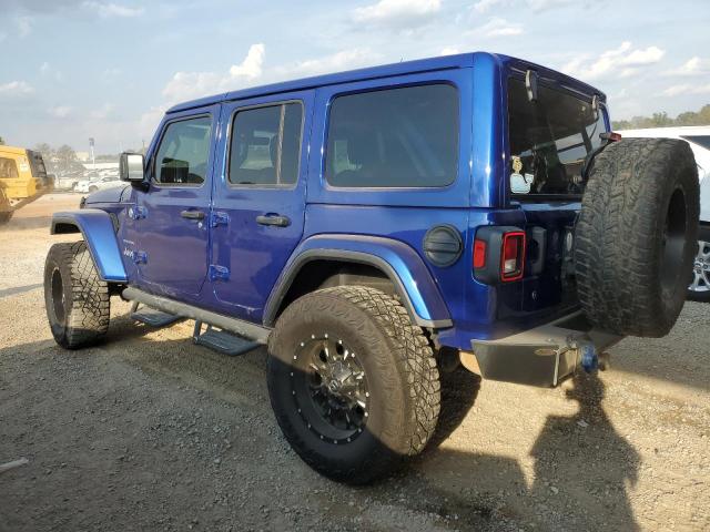 1C4HJXEN5JW215823 - 2018 JEEP WRANGLER U SAHARA BLUE photo 2