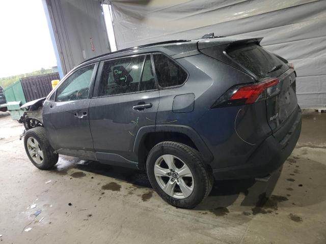 2T3W1RFV5KW013405 - 2019 TOYOTA RAV4 XLE ნაცრისფერი ფოტო 2