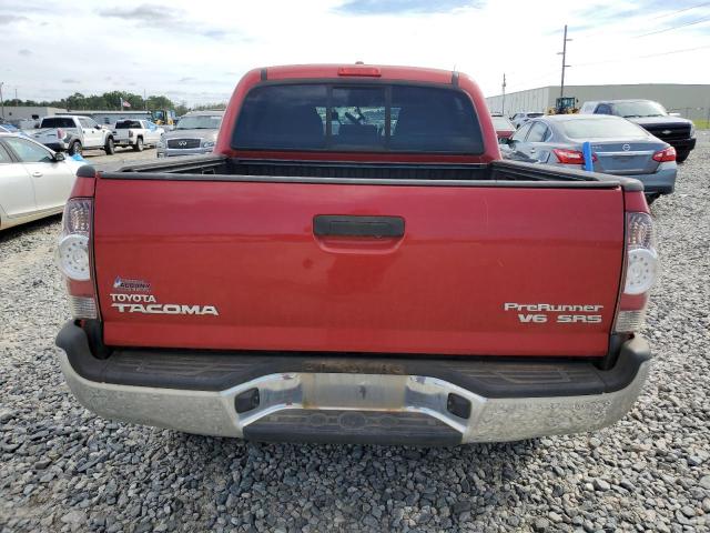 3TMJU4GN8AM095259 - 2010 TOYOTA TACOMA DOUBLE CAB PRERUNNER RED photo 6