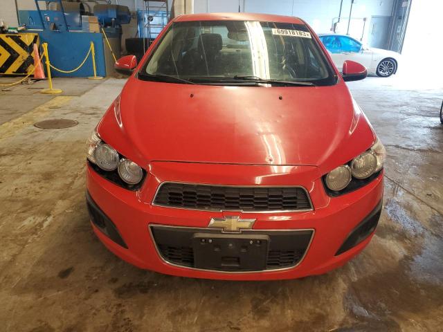 1G1JC5SH1D4203921 - 2013 CHEVROLET SONIC LT RED photo 5