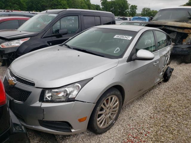 1G1PJ5SC8C7143699 - 2012 CHEVROLET CRUZE ECO SILVER photo 2