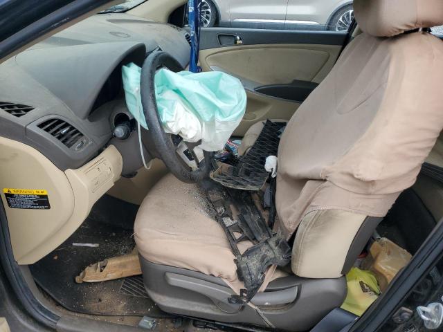 KMHCU4AE9DU277159 - 2013 HYUNDAI ACCENT GLS BLACK photo 7