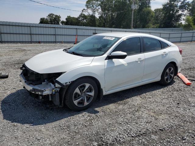 19XFC2F6XKE025345 - 2019 HONDA CIVIC LX WHITE photo 1