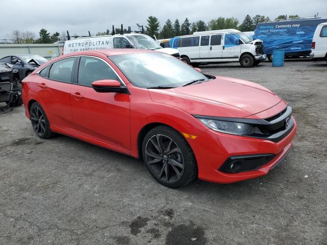 2HGFC2F86KH550927 - 2019 HONDA CIVIC SPORT 红色 照片 4