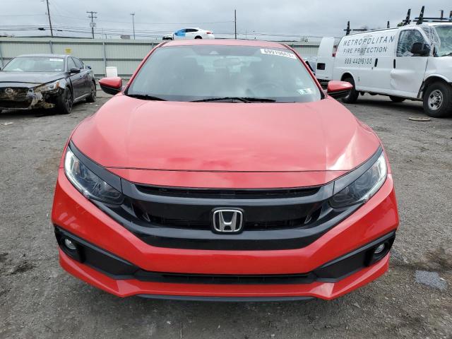 2HGFC2F86KH550927 - 2019 HONDA CIVIC SPORT 红色 照片 5