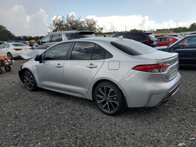 JTDS4MCE0NJ096869 - 2022 TOYOTA COROLLA SE SILVER photo 2