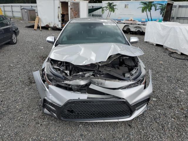 JTDS4MCE0NJ096869 - 2022 TOYOTA COROLLA SE SILVER photo 5