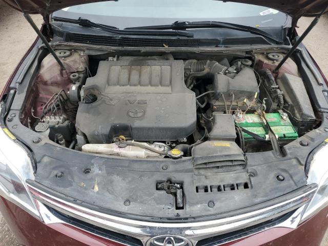4T1BK1EB2DU007142 - 2013 TOYOTA AVALON BASE 勃艮第红 照片 11