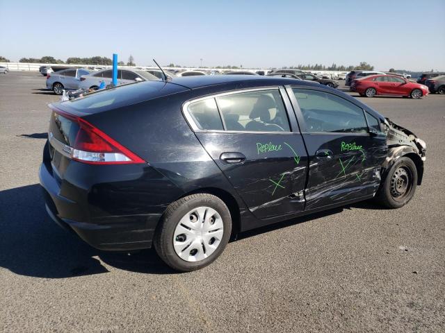 JHMZE2H57ES002519 - 2014 HONDA INSIGHT LX BLACK photo 3