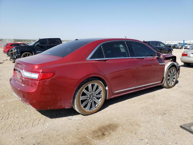 1LN6L9NP9H5607634 - 2017 LINCOLN CONTINENTA RESERVE RED photo 3