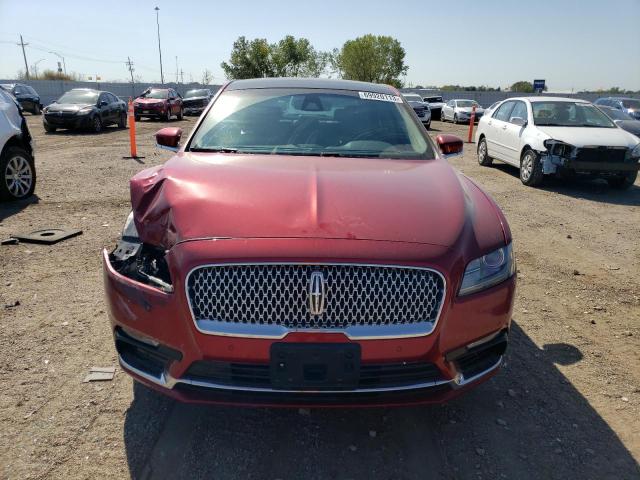 1LN6L9NP9H5607634 - 2017 LINCOLN CONTINENTA RESERVE RED photo 5